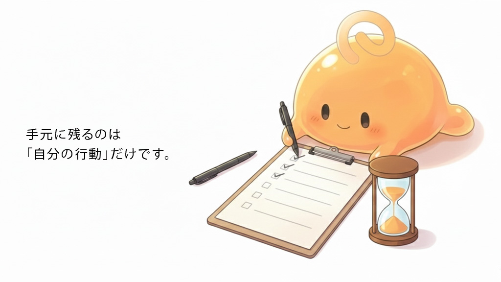 1%習慣チェックシートに記入して始めるイメージ