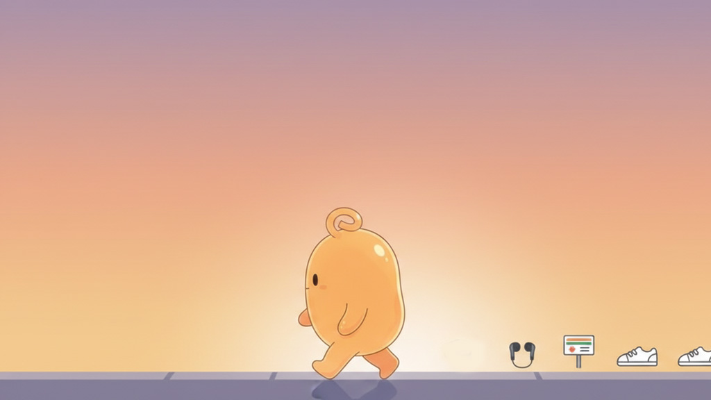 夕暮れの一本道を、背中向きで歩いていくのりてら