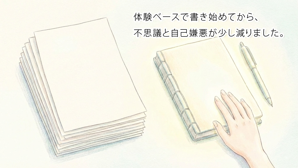 体験ベースの実験ログを大事にする決意のイメージ