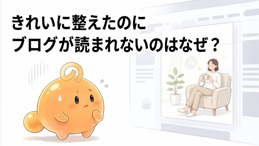 きれいに整えたのにブログが読まれない理由を考えるアイキャッチ画像