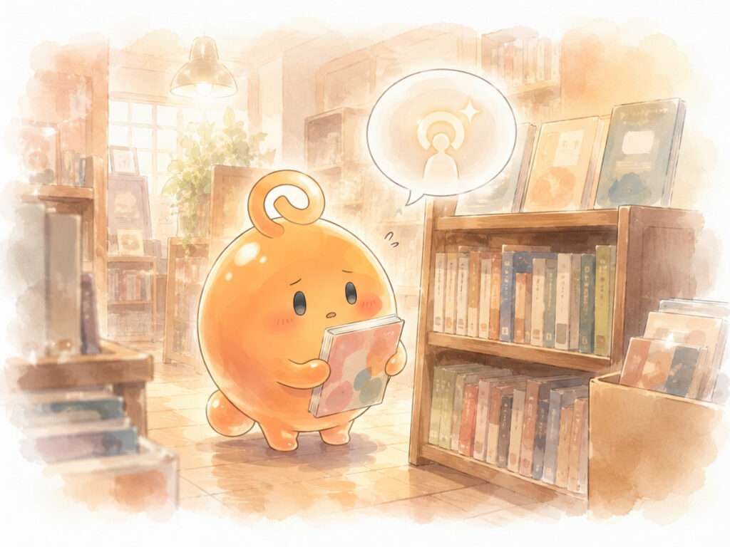 古本屋でマーケティング本を手に取り価値について考えるのりてらスライム