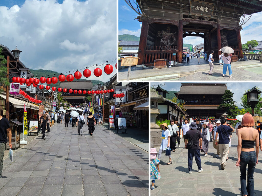 善光寺山門前